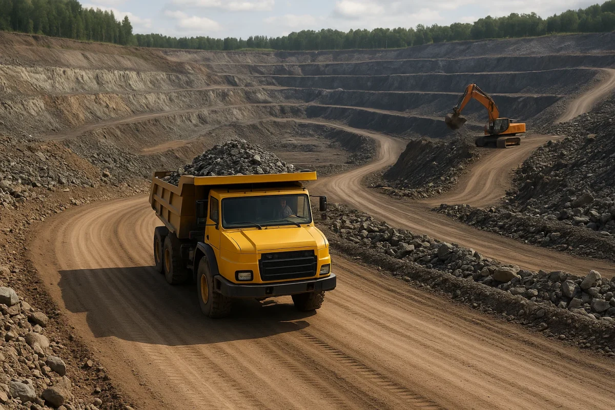 Infraestrutura rodoviária na mineração